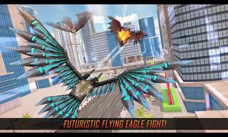Flying Robot Eagle Transform: Eagle Games تصوير الشاشة 2