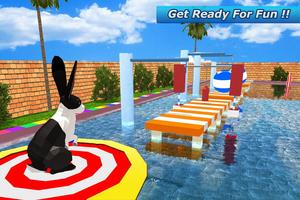 Poly Art Rabbit Stunts Simulator poster
