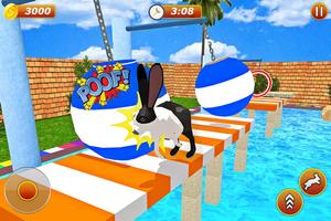 Poly Art Rabbit Stunts Simulator screenshot 2