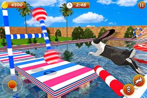 Poly Art Rabbit Stunts Simulator screenshot 3
