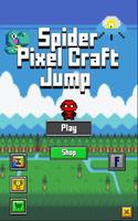 Poster Spider Pixel Jump