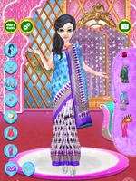 Indian MakeUp & DressUp Salon : Girls Fashion capture d'écran 3