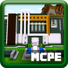 Super Mansion Modern House Maps for Minecraft PE icône