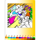 Super Saiyan DBZ Coloring Free icône