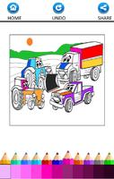 Coloring for Kids Cars & Truck スクリーンショット 2
