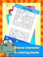 Dinosaur Coloring Games ภาพหน้าจอ 1