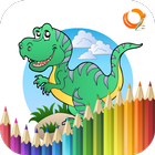 Dinosaur Coloring Book-icoon