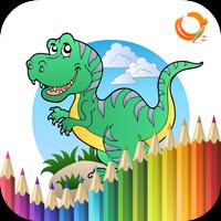 پوستر Dinosaur Coloring Book