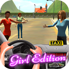 Real Taxi Driver - Girl Edition أيقونة