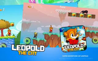 Cat Super Leopold Adventure syot layar 3