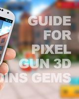 Guide Pixel Gun 3D Coins Gems 截图 1