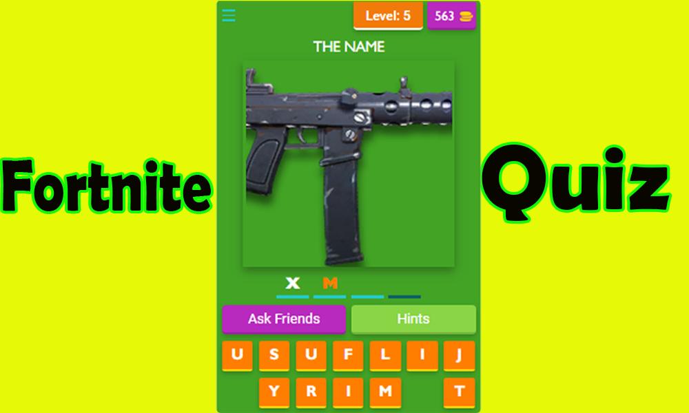 QUIZ FORTNITE Guess the Picture Quiz for Fortnite‏ pour Android -  Téléchargez l'APK