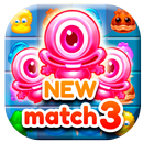 Monsters Match 3 - Swap and Connect Puzzle Game APK