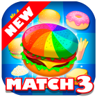 Burger Match 3 HD 2017 - Connect Food Puzzle Game Zeichen