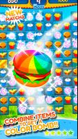 Burger Match 3 HD 2017 - Connect Food Puzzle Game Screenshot 3