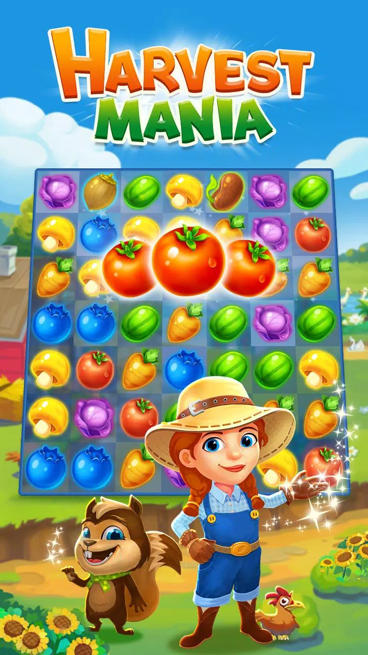 Harvest Mania - Match-3 Puzzle 1.0.3 Apk + Mod android