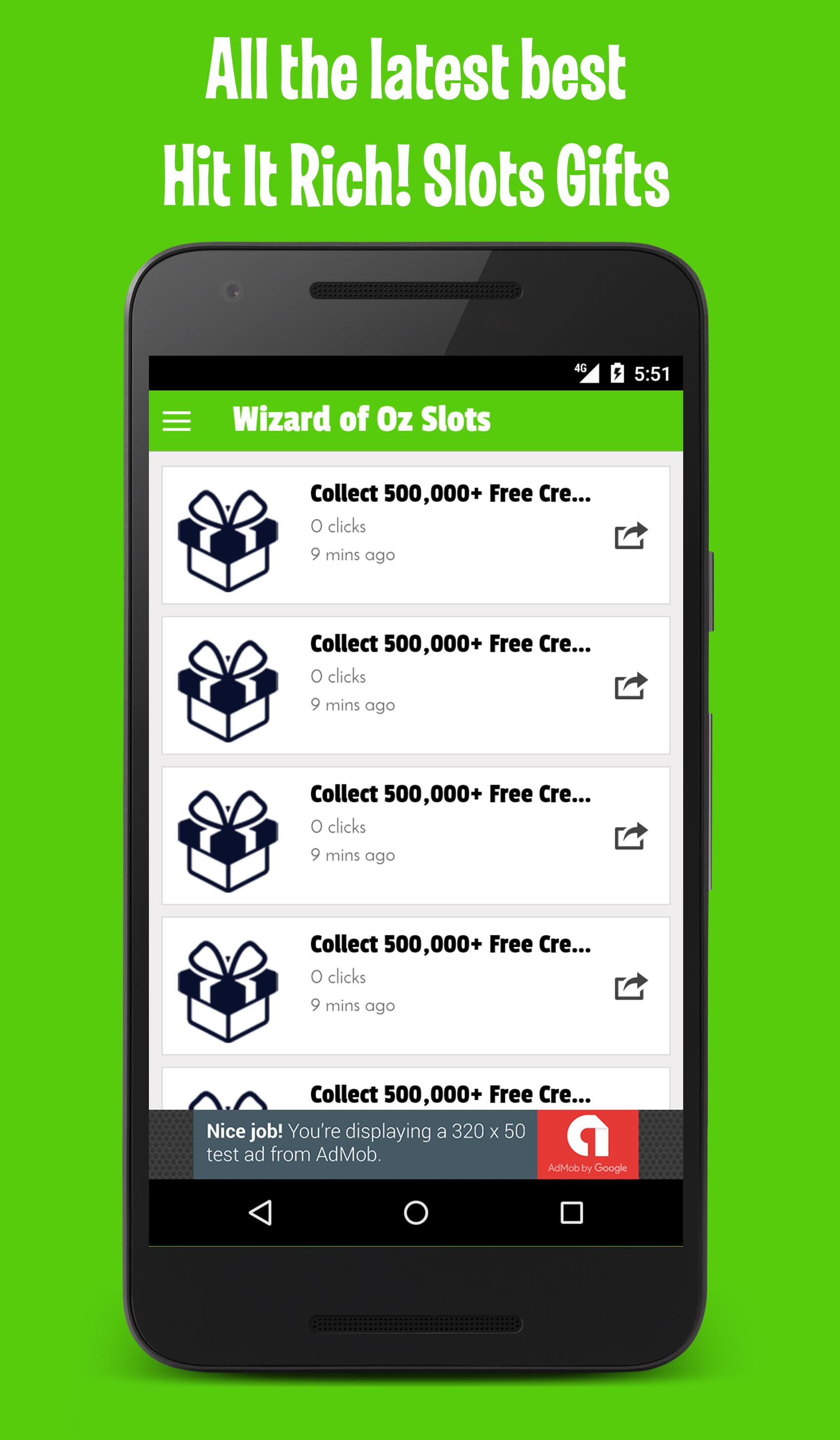 Download wizard of oz slots app