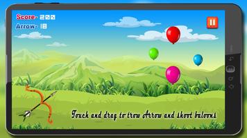 Archery Balloon Shooting Free Bubble Shoot Game Affiche