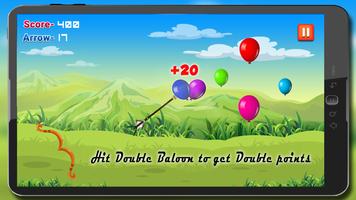 Archery Balloon Shooting Free Bubble Shoot Game captura de pantalla 1