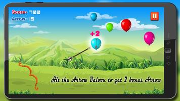 Archery Balloon Shooting Free Bubble Shoot Game capture d'écran 2