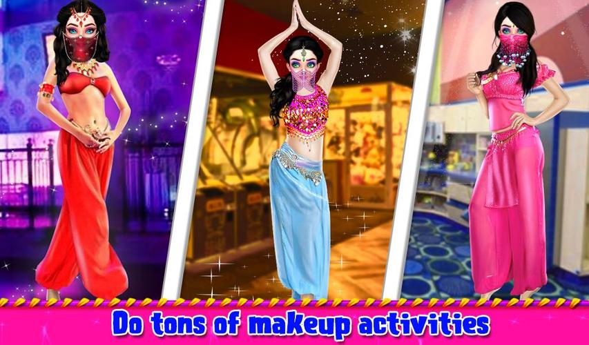 Beautiful Belly Dancer Girl Salon Stylish Dressup For Android