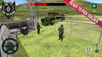 Army Bus Coach Driving: US Military Transport poster