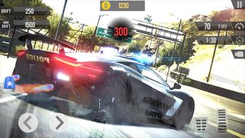 Police Car Drift Driving Cartaz