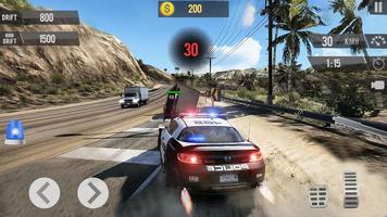 Police Car Drift Driving imagem de tela 2