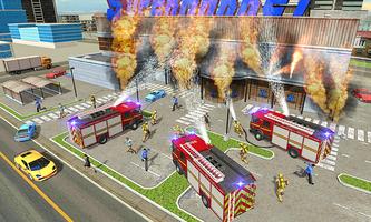 American FireFighter Truck Simulator Rescue 2018 capture d'écran 1