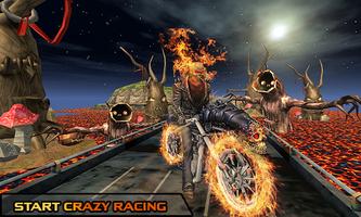 Monster Ghost Ride Scary Fire Monster Racing Game ポスター