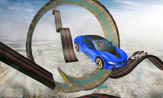 Supercar Mega Ramp Impossible High Jump Stunts скриншот 1