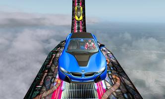 Supercar Mega Ramp Impossible High Jump Stunts скриншот 2