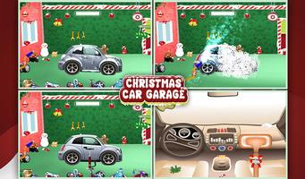 Christmas Car Garage Affiche