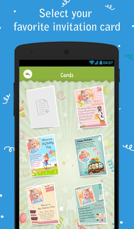 birthday party invitation apk download free lifestyle app for