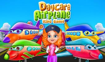 Daycare Airplane Kids Game Affiche
