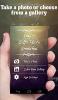 Funny Selfie Photo Snapchat Cartaz