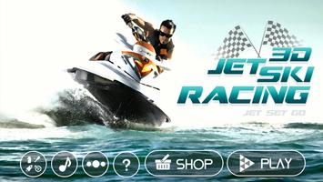 3D JetSki Corrida Cartaz