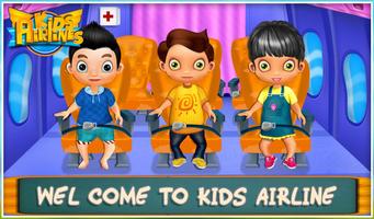 Crianças Airline Cartaz