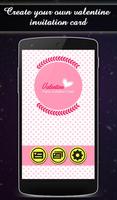 Valentine Invitation Card پوسٹر