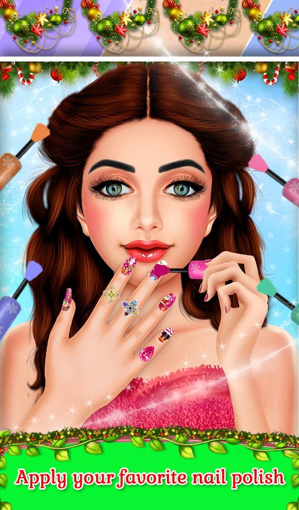 Christmas Nail Fashion Salon Makeover For Android Apk Download