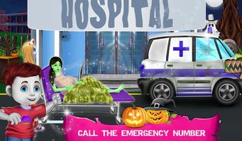 Halloween Mommy NewBorn Baby Care Hospital Affiche