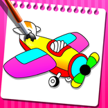 Airplane Coloring Book & Drawing Book - Kids Fun