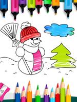 Christmas Coloring Book Affiche