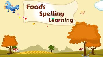 Spelling Learning Foods-poster