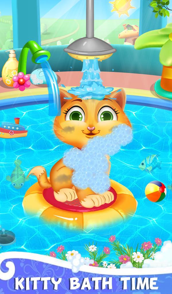 Kitty Care Salon Android. Kitten and Puppy Salon Android games. Play time with Salons Android.
