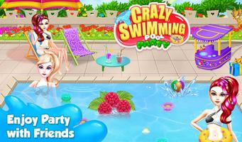 Crazy Swimming Pool Party-poster