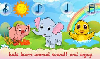 برنامه‌نما Animal Sound For Toddler Kids عکس از صفحه