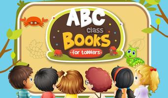 ABC Class Books For Toddlers Affiche