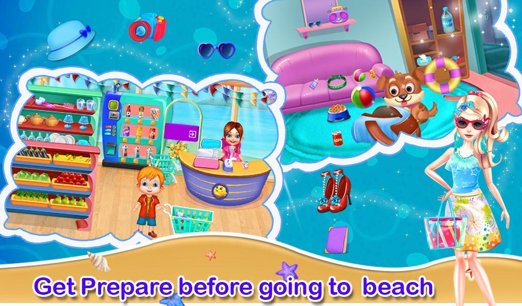 дети beach Скачать Beach Party Дети игры APK для Android