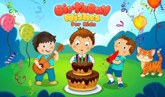 Birthday Wishes For Kids Affiche